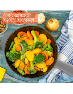 Juego de 4 Fundas de Mango de Silicona Domensi Gris 2