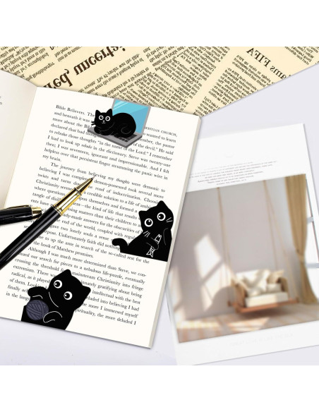 10 Marcadores Magnéticos de Gato Prudiut - Regalos Creativos 10 Marcadores Magnéticos de Gato Prudiut - Regalos Creativos