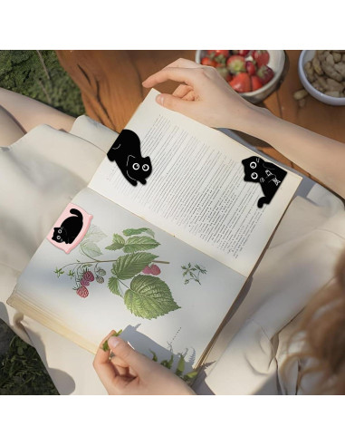 10 Marcadores Magnéticos de Gato Prudiut - Regalos Creativos