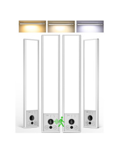 EZVALO Luces Bajo Gabinete Inalámbricas 20.32cm con Sensor