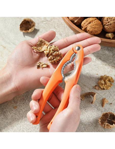 Cascanueces de Acero Inoxidable VITUER - Mango Ergonómico