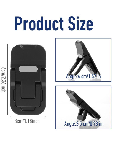 Soporte Plegable para Laptop Ymapinc - 2 Pcs Ajustable Negro