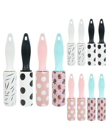 8 Piezas Mini Rodillo Quitapelusas Keggaen 15x2.8cm Viaje