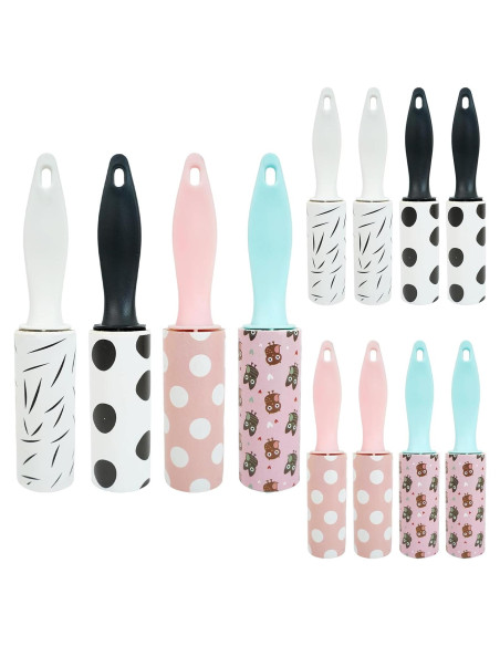 8 Piezas Mini Rodillo Quitapelusas Keggaen 15x2.8cm Viaje