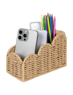 CuboLand Organizador de Escritorio Beige con Borde 21x10x14cm