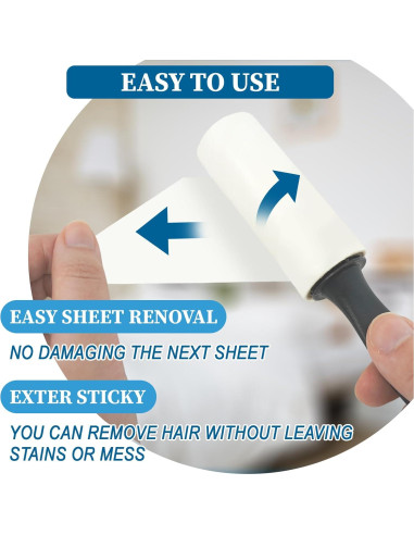 8 Piezas Mini Rodillo Quitapelusas Keggaen 15x2.8cm Viaje