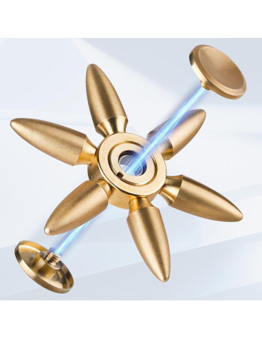 Spinner Fidget ATESSON de Metal Alivio Estrés 7.29 cm