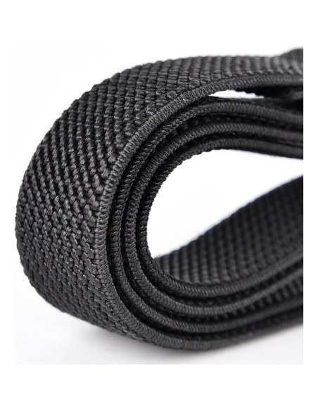 Cuerda Bungee Plana Marcobrothers Ajustable 1.22m Negra