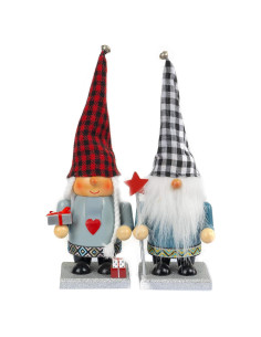 Adorno Navideño Cascanueces Funpeny 2 Gnomos 27.94 cm