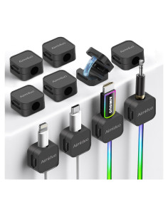 Organizador de Cables Magnético Aimiduo - Paquete de 10 Clips