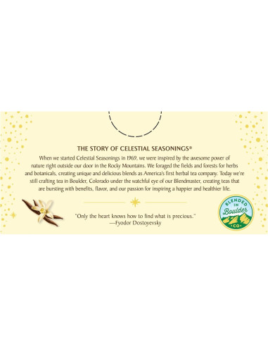 Té Negro Dulce de Cascanueces Celestial Seasonings 18 Cuentos