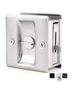 Cerradura de Puerta Corredera HOMOTEK Niquel Cepillado 6.2 oz