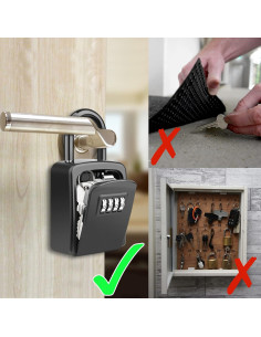 Caja de Llave con Cerradura Diyife Montada en Pared - 5 Llaves 2