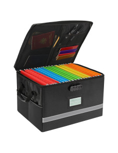 Caja de Archivos a Prueba de Fuego EXLIFBAG con Cerradura 39x30x26cm