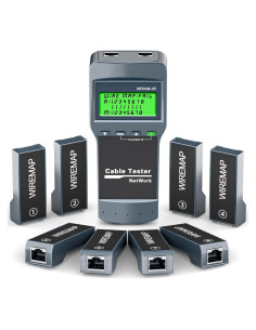 Probador de Cable de Red RJ45 VXSCAN NF8108-M 8 Unidades Remotas