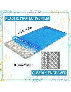 Placas de Estampado de Uñas PH PandaHall 5pcs Chino Tradicional 2