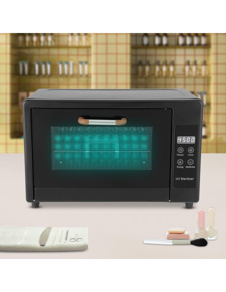 Caja Limpiadora de Uñas TEIPENG 24L, Secadora y Sanitizador