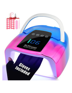 Lámpara de Uñas LED UV Inalámbrica ShineCai S20 128W Portátil