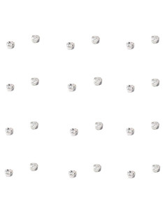 Pendientes Magnéticos de Cristal NC 24 Pcs 5mm Sin Perforación