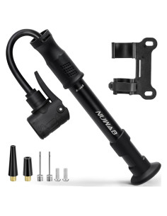 Bomba de Bicicleta Mini NUWAB 25 cm 100 PSI Doble Válvula