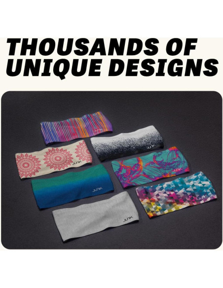 Banda para la Cabeza JUNK Brands Big Bang Lite - Antideslizante, Transpirable, Unisex