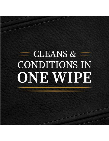 Limpiador y Acondicionador de Cuero Lexol 28 Toallitas