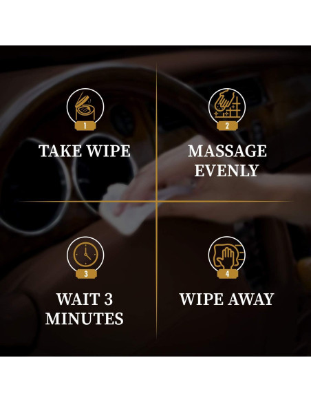 Limpiador y Acondicionador de Cuero Lexol 28 Toallitas