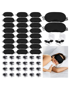 Conjunto 200 Piezas Máscaras Dormir y Tapones Silicona Chicingyou