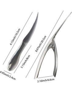 Set 2 Pcs Herramientas para Desvenar Camarones Magiiczol 2