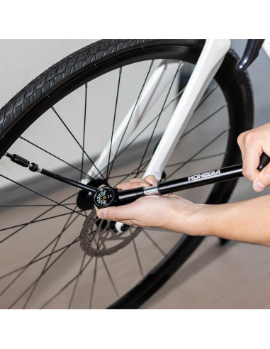 Bomba de Marco de Bicicleta MOHEGIA 160 PSI con Manómetro