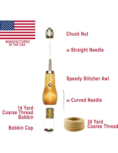 Aguja de Coser Speedy Stitcher con Hilo y Agujas Adicionales