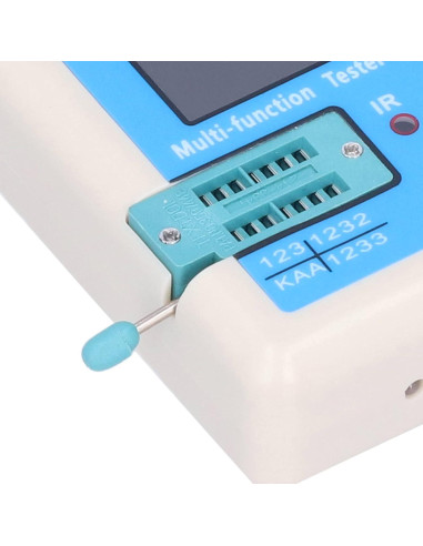 Probador de Transistores Multifuncional 01 02 015 Pantalla TFT