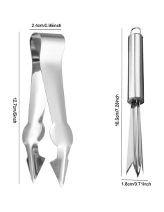 Paquete de 4 Herramientas para Piña TorSor - Acero Inoxidable 2