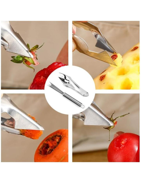 Paquete de 4 Herramientas para Piña TorSor - Acero Inoxidable