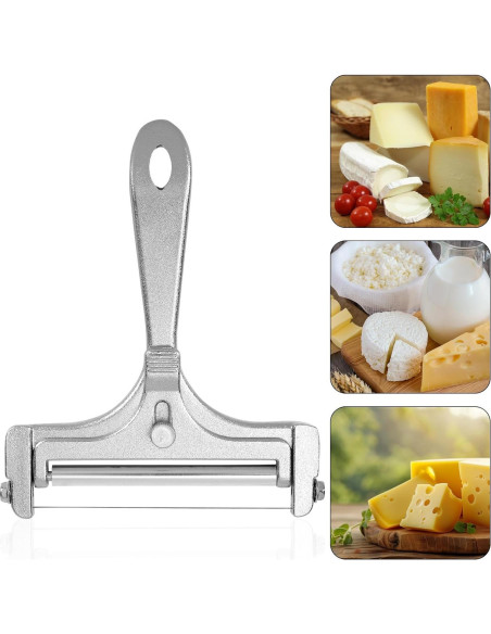 Cortador de Queso Acero Inoxidable Lasuroa con 4 Cuerdas
