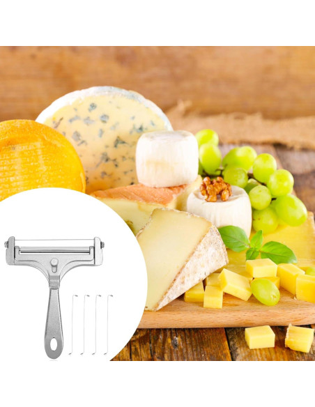 Cortador de Queso Acero Inoxidable Lasuroa con 4 Cuerdas
