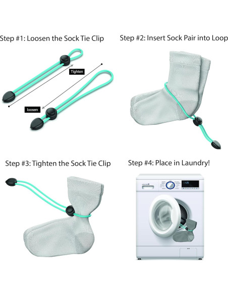 Clip de Corbata para Calcetines Stokkar Goods - 25 Piezas Multicolor