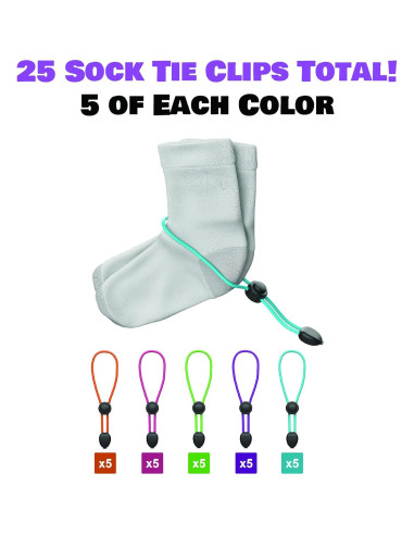 Clip de Corbata para Calcetines Stokkar Goods - 25 Piezas Multicolor