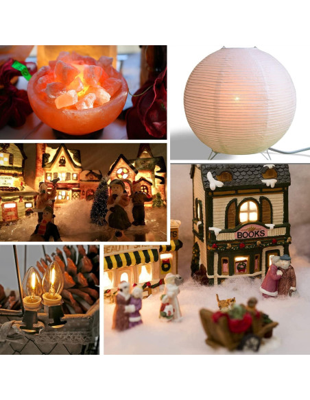 Cable de Luz LED con Bombillas C7 MEILUX - 2 Unidades 2700K