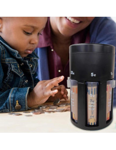 Contador de Monedas Automático Genérico 5-en-1 para Hucha 2