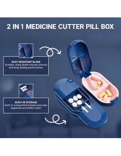 Cortador de Pastillas 2 en 1 Huizhou Qifang Antideslizante 2