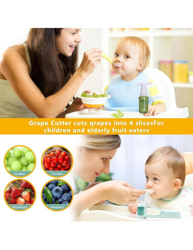 Cortador de Frutas HKLRWPR de Acero Inoxidable Verde 108g