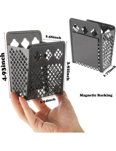 Soporte Magnético Organizador de Lápices Zeyce Negro 2