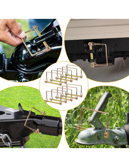 10 Piezas Pin de Enganche de Remolque 10 cm Dpyrrhic