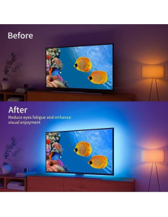 Luces LED Nexlux 4.5m RGB para TV 32-70 Pulgadas Control APP 2