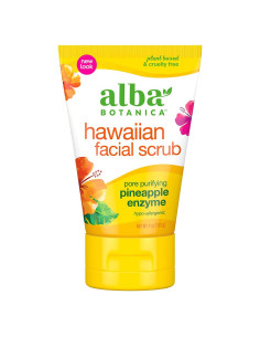 Exfoliante Facial Hawaiano Alba Botanica 113.4 g Enzima de Piña