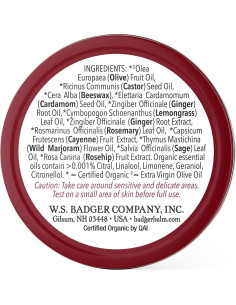 Ungüento Orgánico para Músculos Adoloridos Badger 21.26 g 2