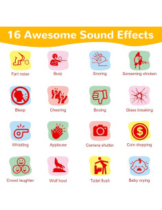 Máquina de Efectos de Sonido Shantou Wanyi 16 Sonidos Divertidos 2