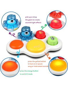 Tambor Musical Educativo Litand para Bebés 0-3 Años 2