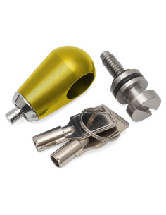 Tornillo de bloqueo de asiento antirrobo Jiataban 1/4-20 Oro